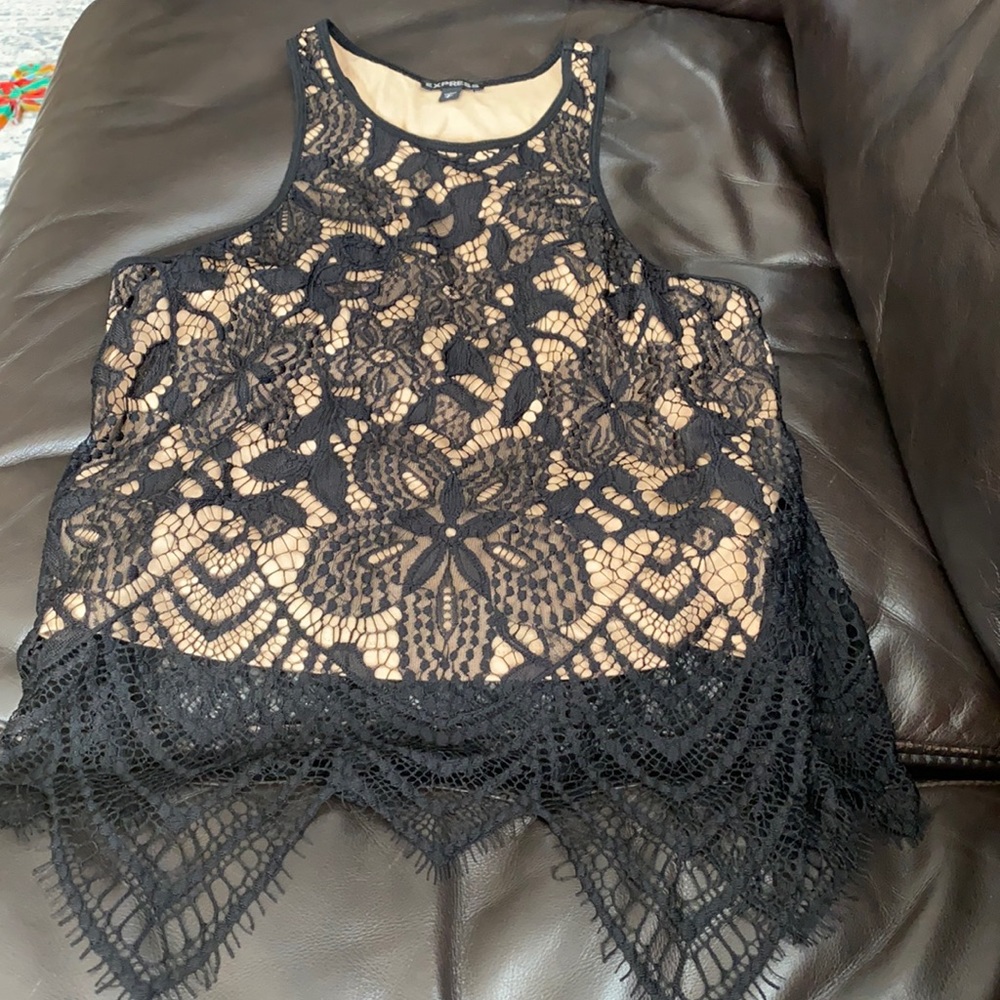Express lace top